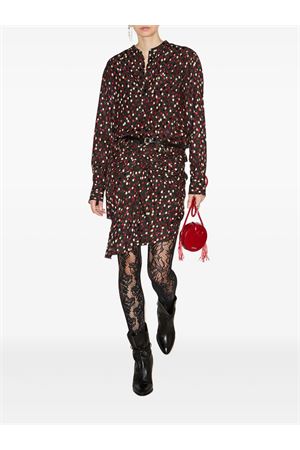 Ovia polka-dot mini skirt ISABEL MARANT | JU0422FBC4J02IBKRD